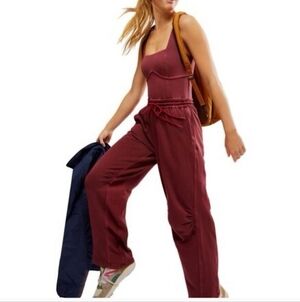 FP Movement by Free People Burgundy Track Pants